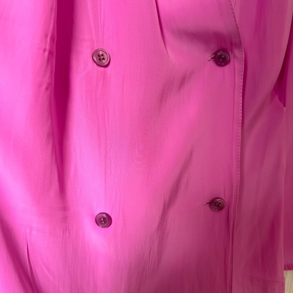 Smythe Yoda Blouse Baby Light Pink Double Breasted Medium‎ Barbiecore Romantic - Picture 12 of 15